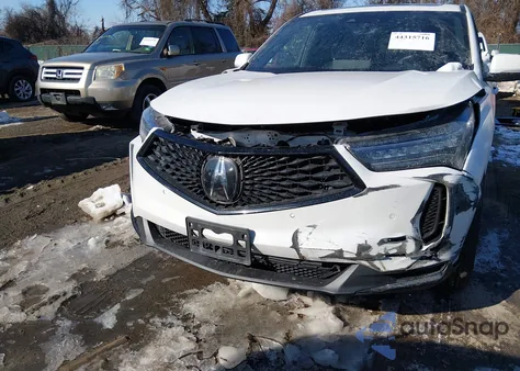 2022 Acura Rdx A-Spec Package из США, поврежденный, VIN 5J8TC2H68NL015572